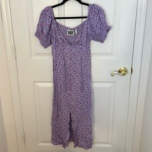 Reclaimed vintage from ASOS purple floral maxi dress